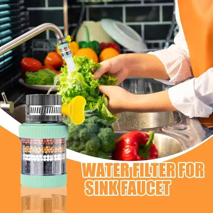 Water Filter for Sink,Six-Layer Sink Faucet Water Filter with Carbon |