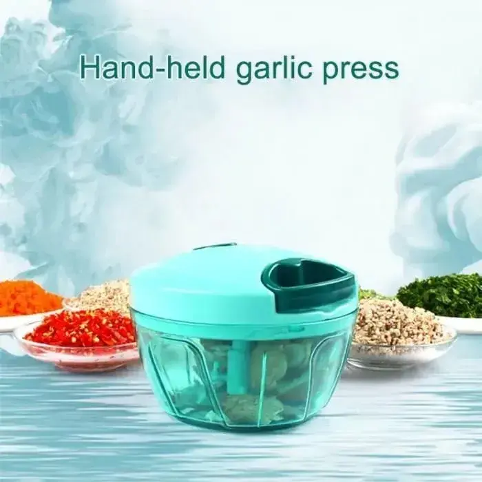 Mini Manual Vegetable Chopper — Garlic & Meat Cutter
