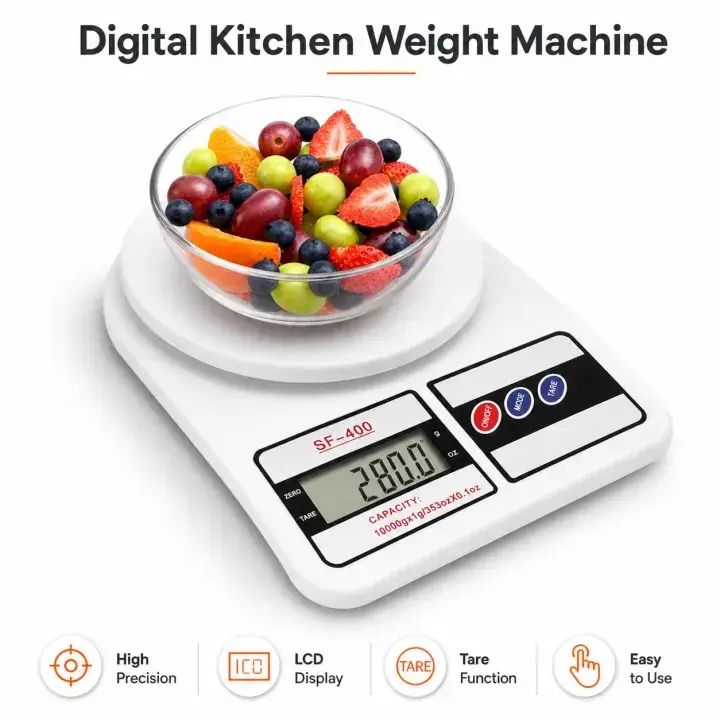Kitchen Weight Scale Machine Digital Kitchen Weight Machine Model SF400