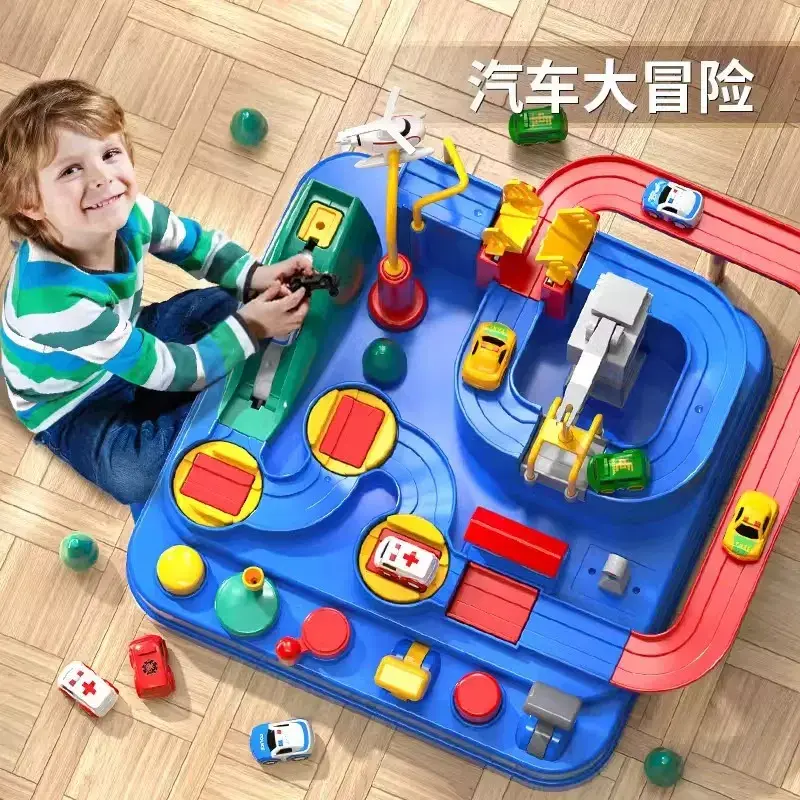 Car Adventure Toy With 3 Cars