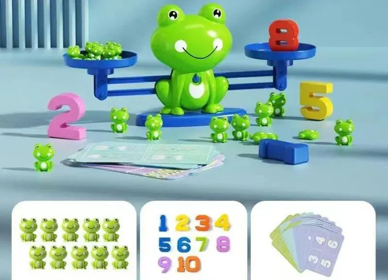 Frog Balance Math Educational Toy